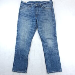 J. CREW 770 Kaihara Denim Jeans Mens Size 34x30 (34x27.5) Blue Slim
